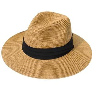 Women’s Wide Brim Straw Panama Hat